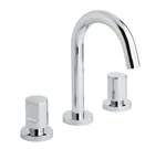 Batería de lavabo caño cisne, serie Kalo de Genebre. Cromado