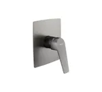 Monomando de ducha empotrado serie Kloe metal cepillado de Genebre