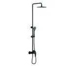 Columna monomando extensible con kit, serie CM64111 de la gama Koral Black de Genebre