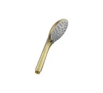 Mango de ducha L3 jets, serie DXL de Genebre. Metal cepillado
