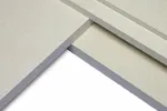 Placa de silicato cálcico de gran formato, referencia PROMATECT®-H de Promat. 1250x2500 mm. Espesor: 6 mm