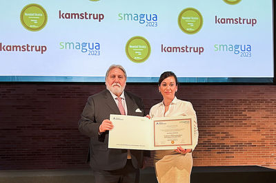 FlowIQ® 2210 de Kamstrup premiado como novedad técnica en Smagua 2023