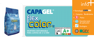 Cementos Capa produce Capagel Flex Color 3-12, una junta antibacteriana y fungicida natural