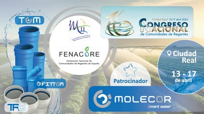 Molecor patrocina el XVI Congreso Nacional de Comunidades de Regantes