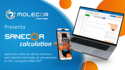 Molecor lanza SANECOR® Calculation, su nueva herramienta online para el cálculo mecánico de tuberías