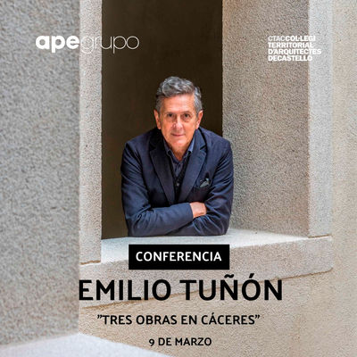 Emilio Tuñón, el premio nacional de arquitectura, imparte una conferencia en "Ágora: Inspiring Talks" 