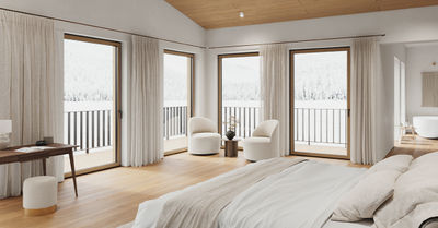 Schüco fusiona madera y aluminio en su sistema de ventanas WoodDesign