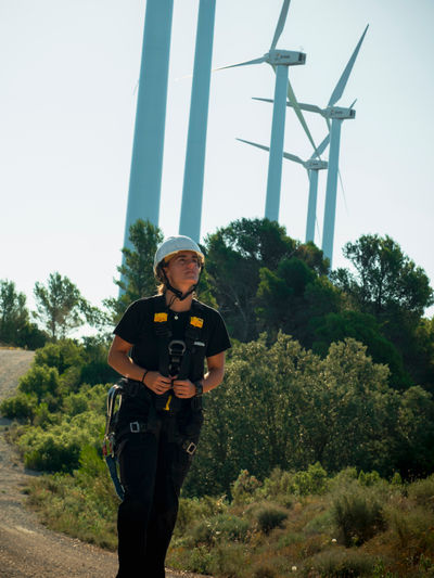 Nerea Agirrezabal, ingeniera pionera en el mantenimiento craneless de aerogeneradores con Erreka