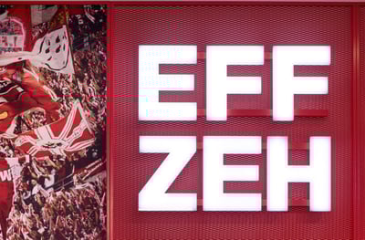 TRILUX ilumina el nuevo restaurante del 1. FC Köln con su sistema Rail en tiempo récord