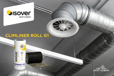 CLIMLINER Roll G1, la nueva solución ISOVER para conductos metálicos más eficientes y silenciosos