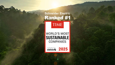 TIME y Statista sitúan a Schneider Electric como la empresa más sostenible del mundo en 2025