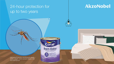 AkzoNobel lanza Well-being Protection Anti-Mosquito, un potente recubrimiento repelente de mosquitos