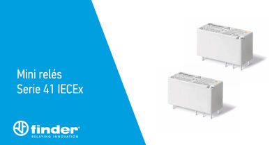 Finder refuerza su oferta para entornos peligrosos con nuevos relés certificados según IECEx, ATEX y HazLoc