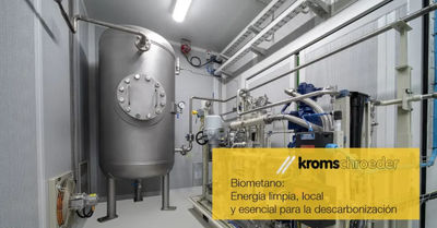Kromschroeder fomenta la inyección de biometano en red como elemento esencial de la transición energética