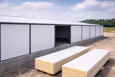 Los paneles sándwich aislantes ganan peso en la construcción sostenible por su eficiencia y durabilidad