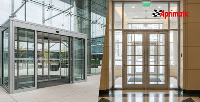 ¿Puertas automáticas correderas o batientes? La elección correcta empieza por el espacio