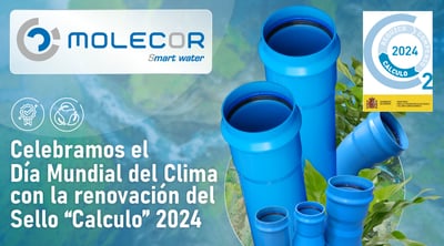 Molecor renueva el sello "Calculo" 2024 y refuerza su compromiso con la acción climática