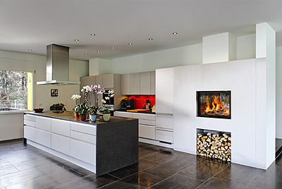 Simplicidad y elegancia en el hogar con la chimenea Jade de la marca Rüegg
