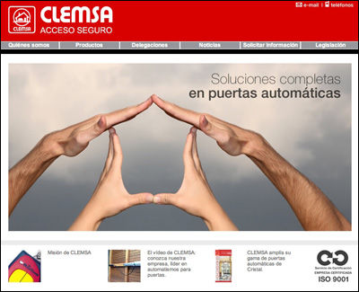 Clemsa presenta nueva Web