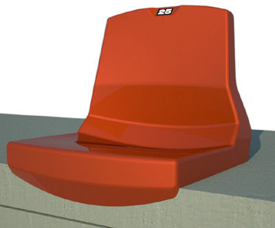 Nuevo asiento para gradas CR5 de Daplast