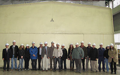 Lumelco organiza una visita con varias ingenierías a la Planta Térmica de Compostilla II