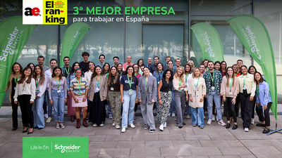 Schneider Electric se posiciona en el TOP 3 de mejores empresas para trabajar en España