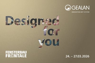 GEALAN presentará en Fensterbau Frontale 2026 su visión de la ventana del futuro
