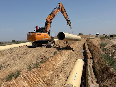 Amiblu suministrará 16 km de tuberías PRFV para la modernización de regadíos en Huesca