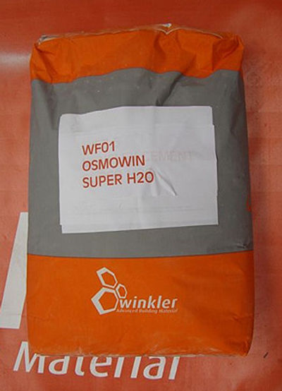 Winkler lanza al mercado el nuevo impermeabilizante de cemento WF01 Osmowin Super
