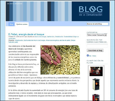 Olimpia Splendid presenta El Blog de la Climatización