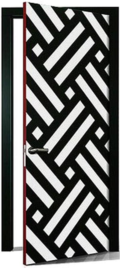 Las nuevas puertas Black & White de Vicaima reinventan las formas geométricas