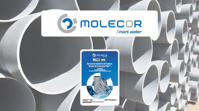 El sistema EVAC+® de Molecor suma una nueva ecoetiqueta con la Declaración Ambiental de Producto