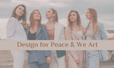 Design for Peace & We Art: seis personas, un equipo y un solo latido por la paz