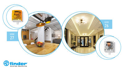 Finder lanza los nuevos relés a impulsos Serie 26 y 27 para instalaciones más rápidas y eficientes
