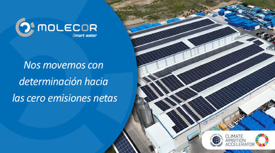 Molecor se une al programa "Climate Ambition Accelerator" para avanzar hacia las cero emisiones netas