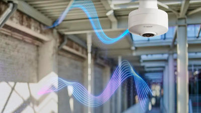Cámaras FLEXIDOME panoramic 5100i de Bosch: Transformando la vigilancia con IA de audio