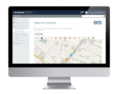 Stelaria, el nuevo sistema de gestión remota e inalámbrica punto a punto de alumbrado público de  ELT, ve la luz