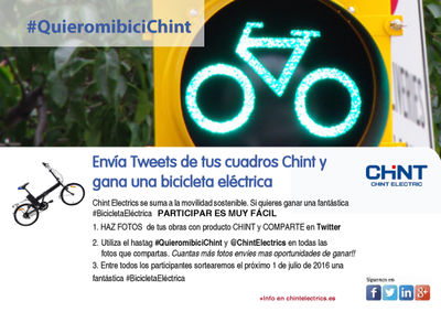 Chint Electrics lanza un concurso a través de Twitter