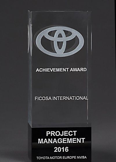 Toyota galardona a Ficosa por su alta capacidad de gestión de proyectos