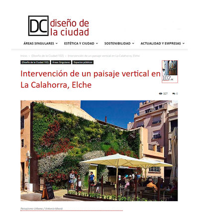 Intervención de un paisaje vertical en La Calahorra, Elche