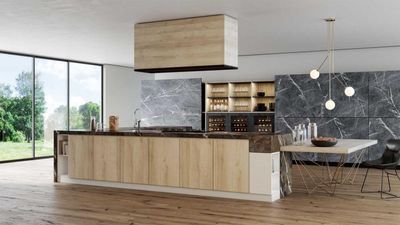Acabados Stucco y Fusion de Sonae Arauco, texturas para ambientes integrados