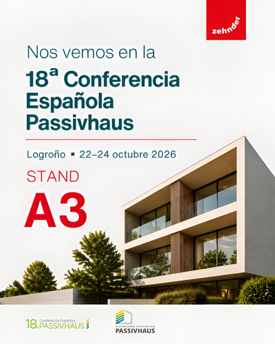 Zehnder sortea un pase para la 18ª Conferencia Española Passivhaus