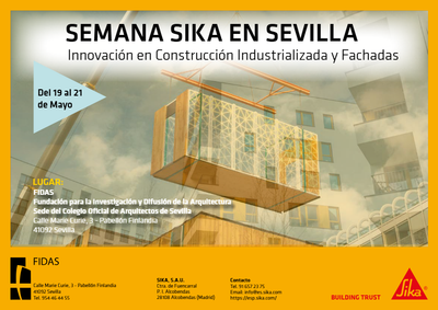 FIDAS convierte Sevilla en punto de encuentro para la innovación constructiva con la Semana Sika