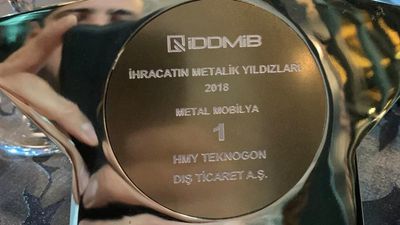 HMY Turquía obtiene por quinta vez el premio al mejor exportador de mobiliario de metal