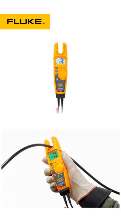 Comprobador eléctrico Fluke T6-1000, 1000V CA, un "todo en uno" perfecto para resolución de problemas, mantenimiento y reparación