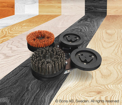 La exclusiva tecnología de cepillado Bona permite renovar los suelos de madera de una manera cómoda y sencilla