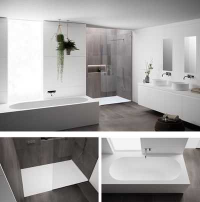 Nueva colección de bañeras y platos de ducha realizadas en HI-MACS®