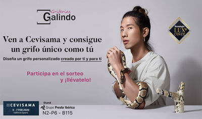 Concurso Griferías Galindo: Gana un grifo diseñado por ti en Cevisama