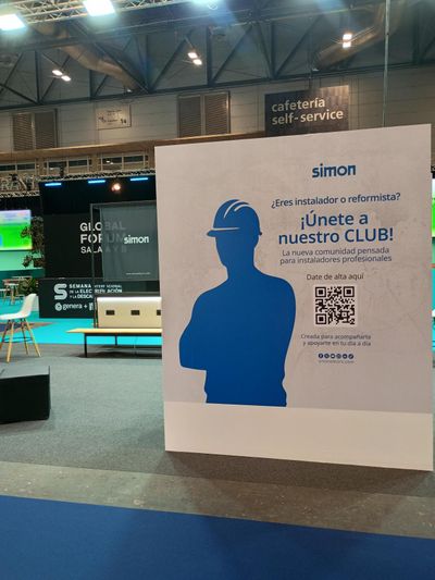 Simon conecta con el instalador en la Semana Internacional de la Electrificación y Descarbonización en MATELEC / GENERA 2025