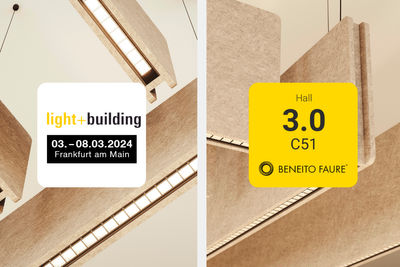 Beneito Faure anticipa el lanzamiento del catálogo C34 en Light+Building 2024